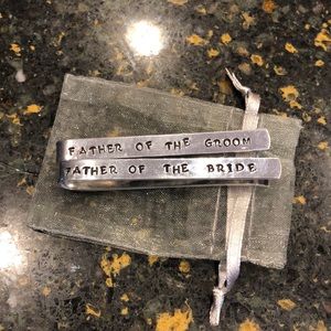 Wedding tie clips! Never been used